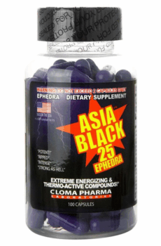 CLOMA PHARMA LABOTRATORIES SUPLES ASIA BLACK 25 100 CAPS