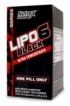 NUTREX LIPO 6 BLACK UC 60 CAPS ROJO