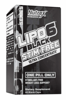 NUTREX LIPO 6 BLACK STIM FREE 60 CAPS