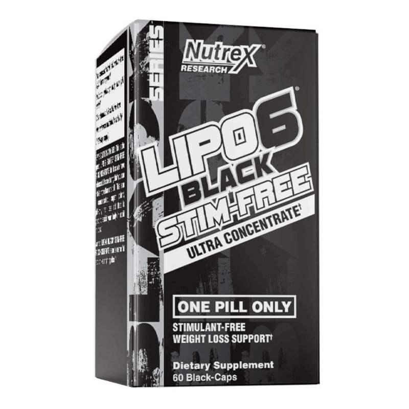 NUTREX LIPO 6 BLACK STIM FREE 60 CAPS