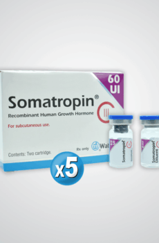 Somatropina 60 ui - 5 pzs -Hormona de crecimiento - Watson