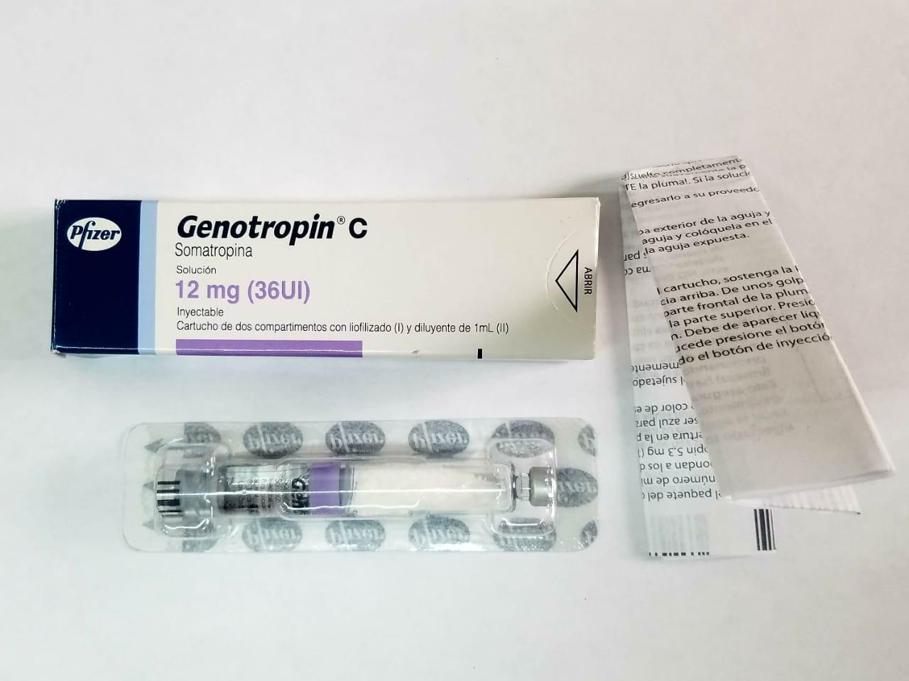 Genotropin C 36ui Pfizer - Venta Hormona de Crecimiento Mexico
